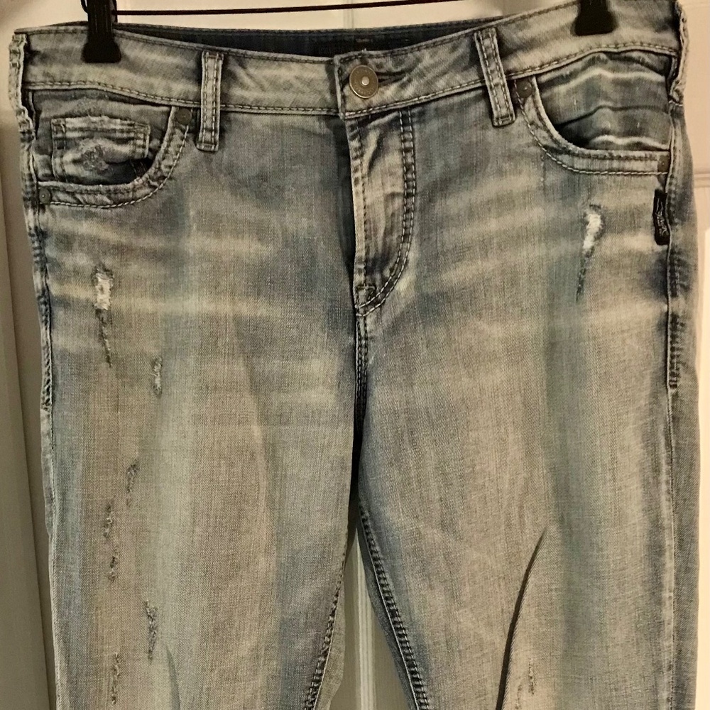 Silver brand jeans, crop
